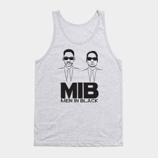 Men in black Tank Top